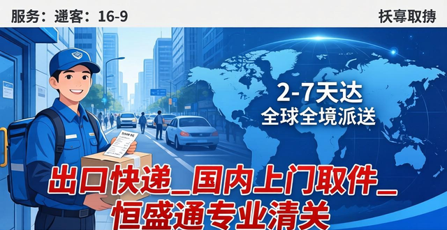 上门取件的国际快递_快递公司清关_