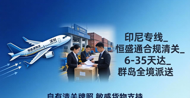 印尼专线_恒盛通合规清关_深圳直飞_6-35天达_群岛全境派送