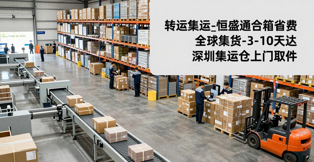 转运集运_恒盛通合箱省费_全球集货_3-10天达_深圳集运仓上门取件