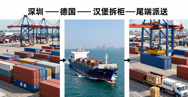 德国海运专线-整柜拼箱海运德国-双清包税到门,价优