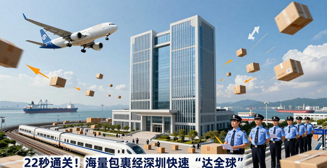 22秒通关!海量包裹经深圳快速“达全球”__22秒通关!海量包裹经深圳快速“达全球”