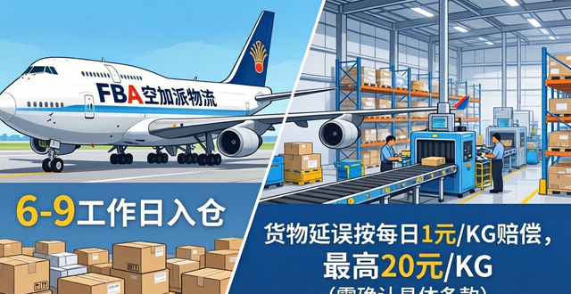 美国FBA空加派双清 | 直飞洛杉矶/纽约 | 6-9工作日入仓