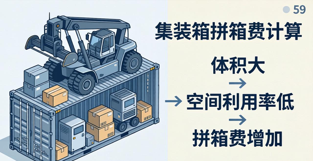 集装箱拼箱费一般怎么计算